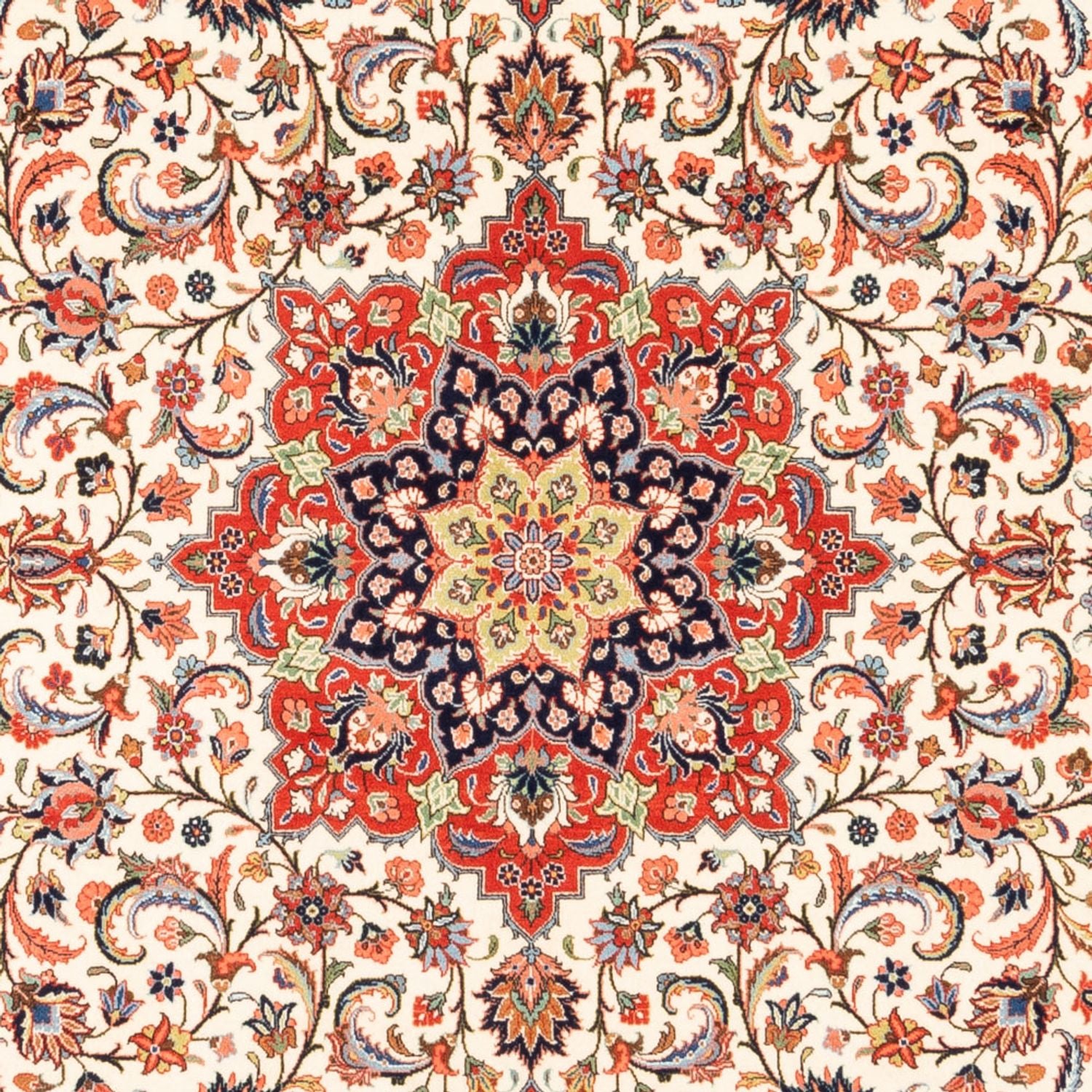 Alfombra persa - Clásica - 291 x 196 cm - crema