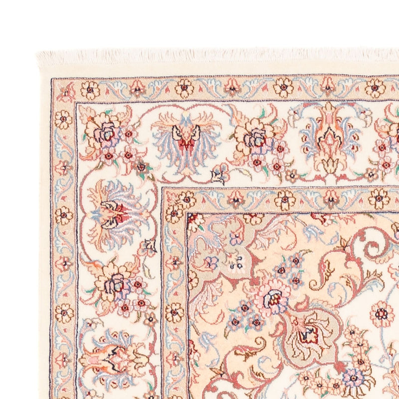Alfombra persa - Tabriz - 198 x 149 cm - crema