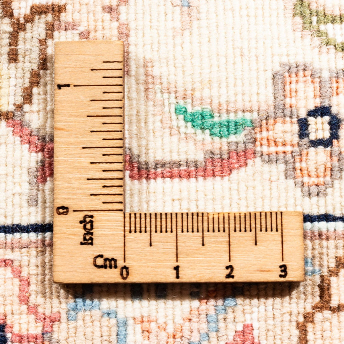 Alfombra persa - Tabriz - 198 x 149 cm - crema