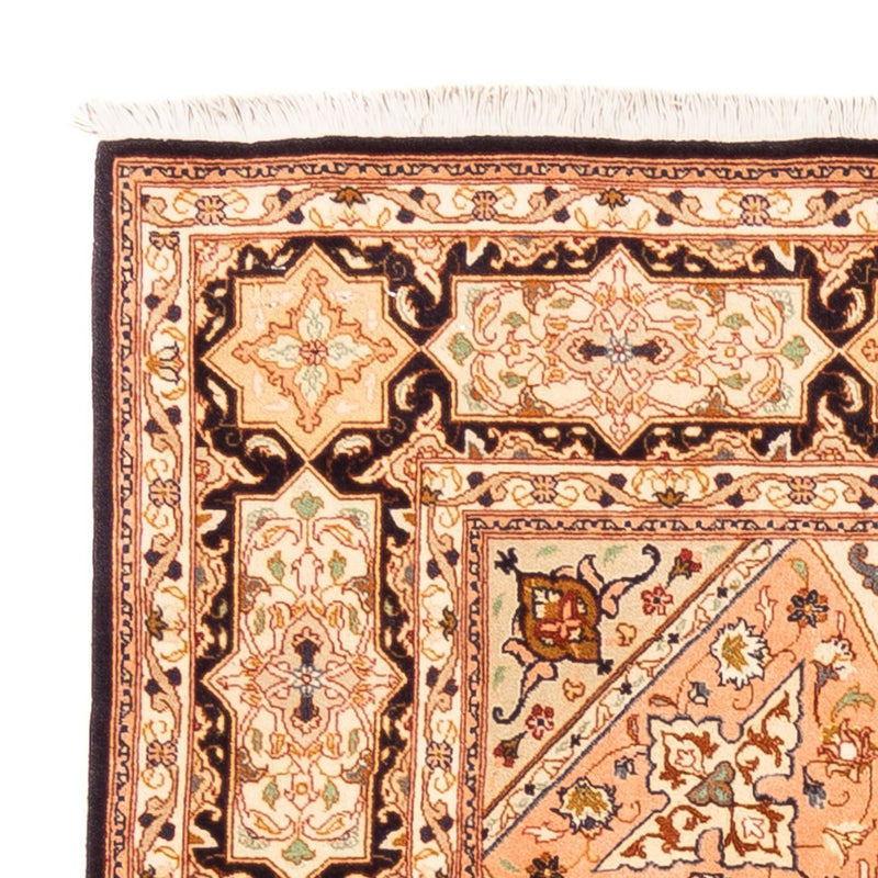 Alfombra Persa - Tabriz - Real cuadrado  - 200 x 200 cm - beige claro