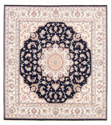Alfombra Persa - Tabriz - Real - 220 x 198 cm - azul oscuro