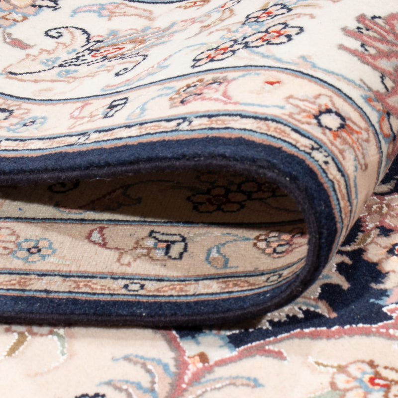 Alfombra Persa - Tabriz - Real - 220 x 198 cm - azul oscuro
