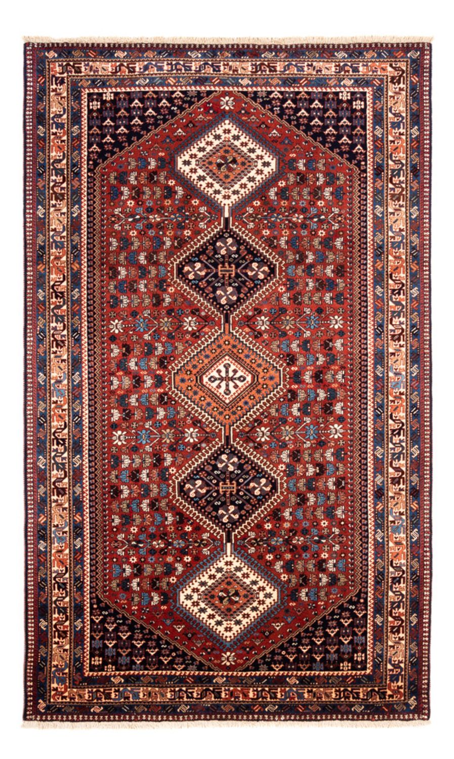 Alfombra persa - Nómada - 252 x 152 cm - rojo