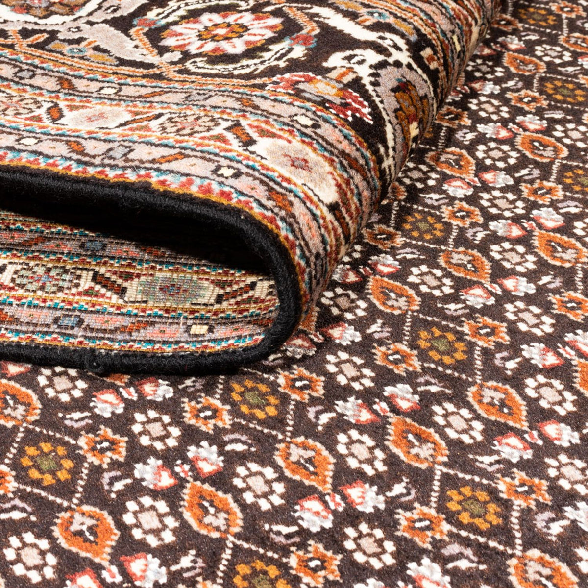 Alfombra Persa - Tabriz - Real - 237 x 178 cm - azul oscuro