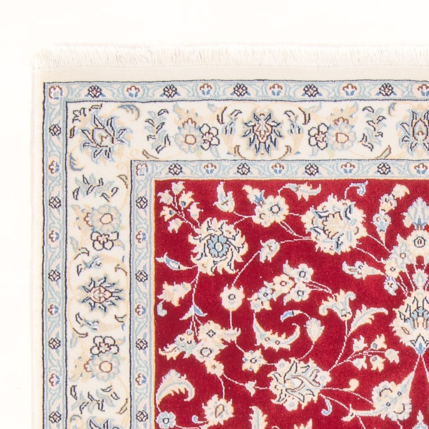 Alfombra Persa - Nain - Real - 158 x 105 cm - rojo