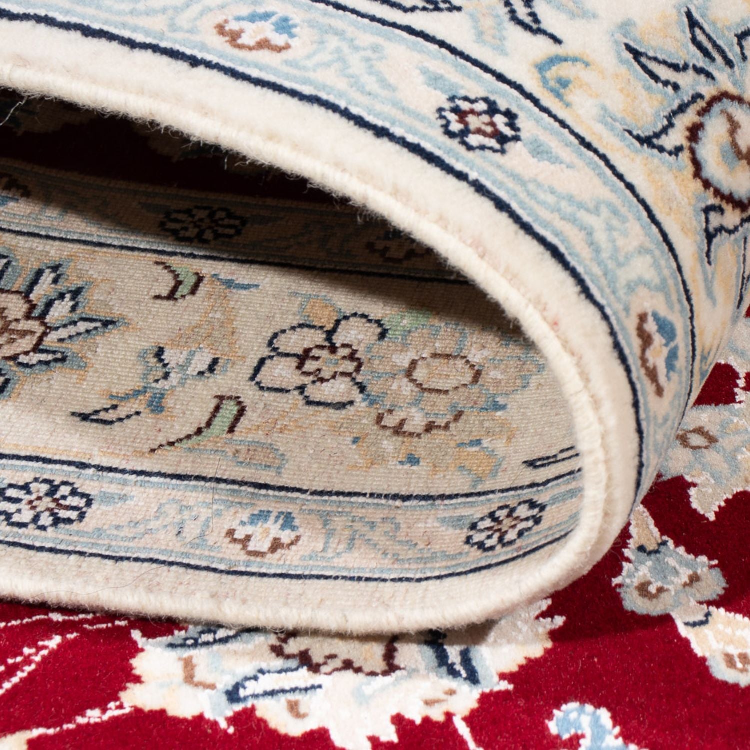 Alfombra Persa - Nain - Real - 158 x 105 cm - rojo