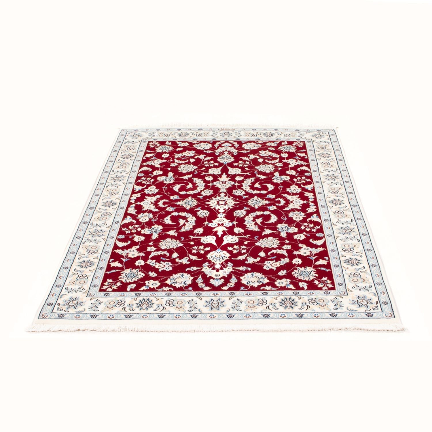 Alfombra Persa - Nain - Real - 158 x 105 cm - rojo