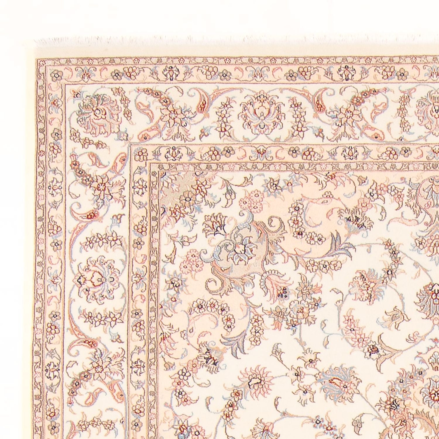 Alfombra Persa - Tabriz - Real - 298 x 201 cm - crema