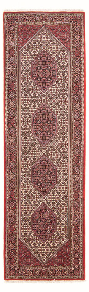 Alfombra de pasillo Alfombra persa - Bidjar - 305 x 90 cm - beige