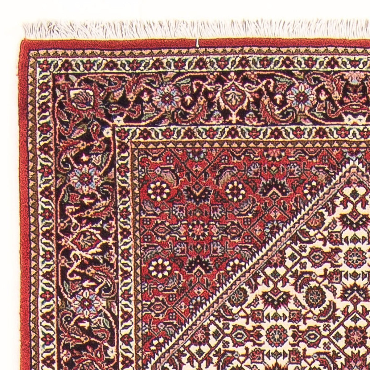 Alfombra de pasillo Alfombra persa - Bidjar - 305 x 90 cm - beige