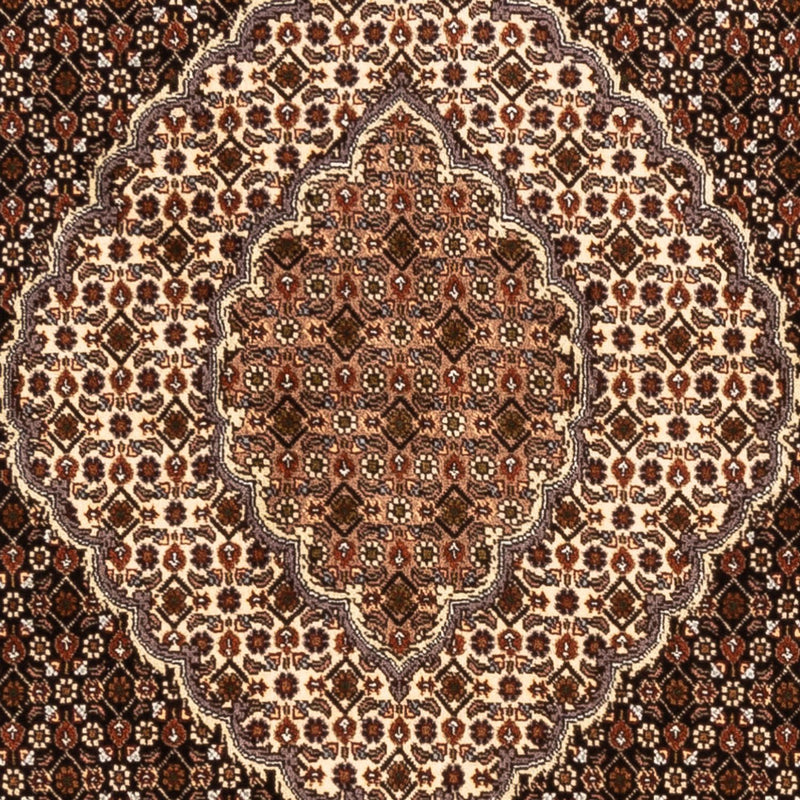 Alfombra Persa - Tabriz - Real cuadrado  - 203 x 198 cm - beige oscuro