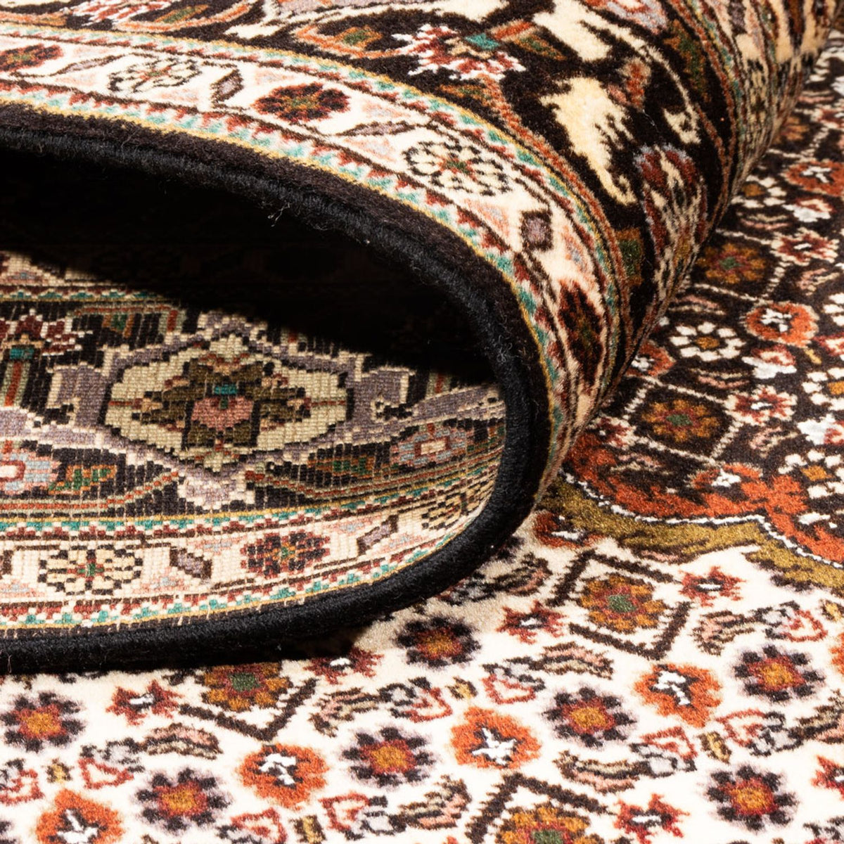 Alfombra Persa - Tabriz - Real cuadrado  - 203 x 198 cm - beige oscuro