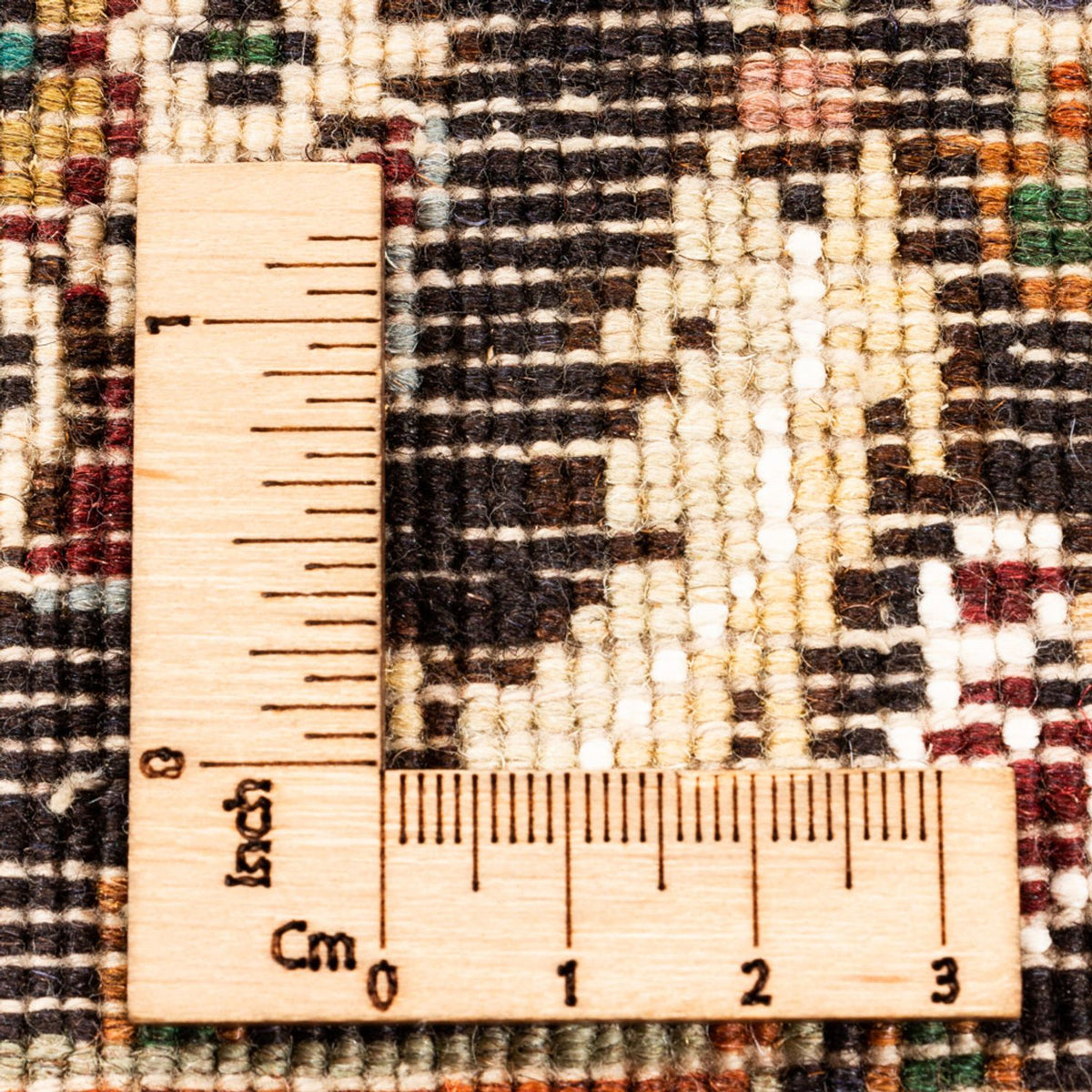 Alfombra Persa - Tabriz - Real cuadrado  - 203 x 198 cm - beige oscuro