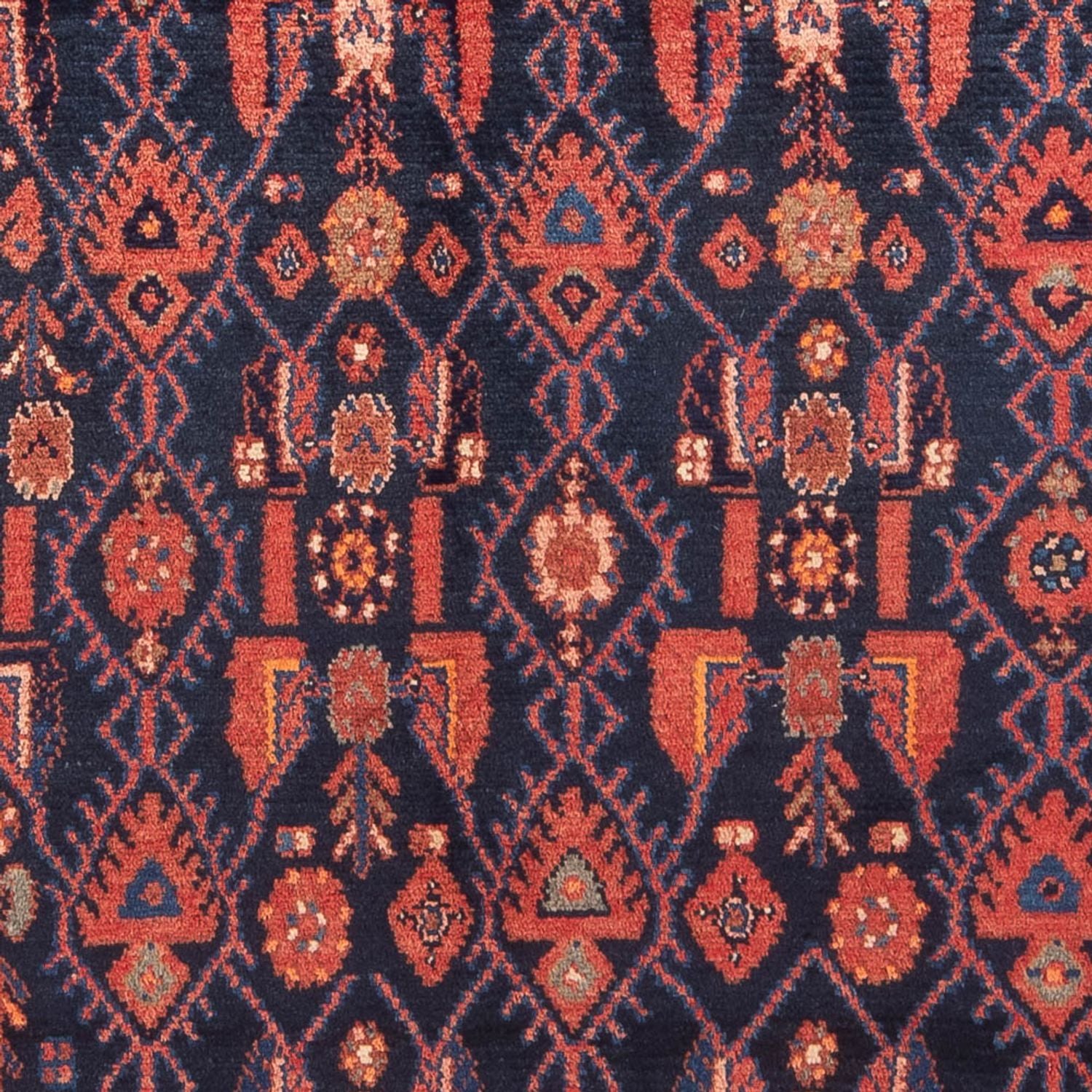 Alfombra persa - Nómada - 194 x 147 cm - azul oscuro