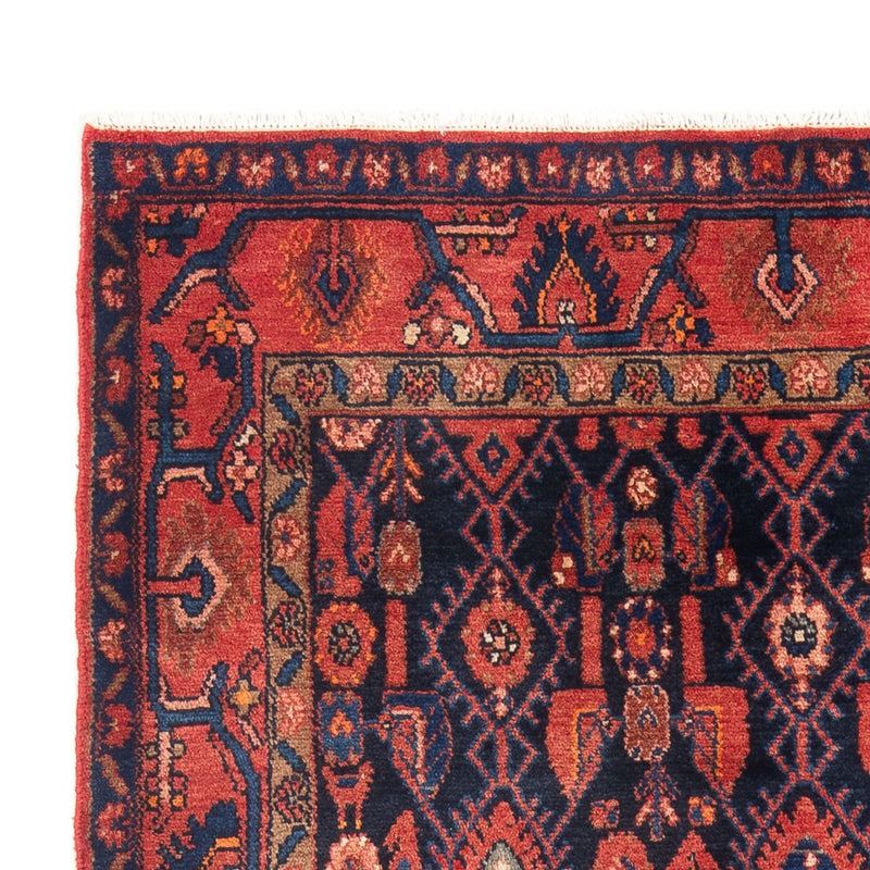 Alfombra persa - Nómada - 194 x 147 cm - azul oscuro