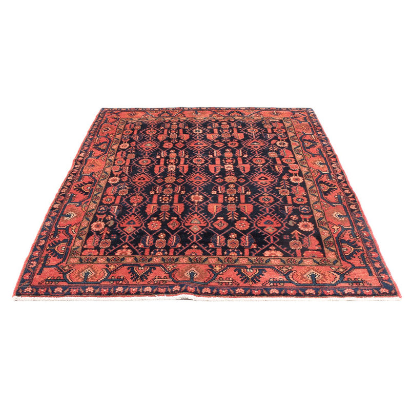 Alfombra persa - Nómada - 194 x 147 cm - azul oscuro