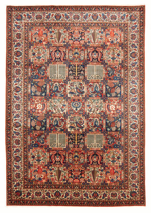 Alfombra persa - Nómada - 300 x 210 cm - azul oscuro