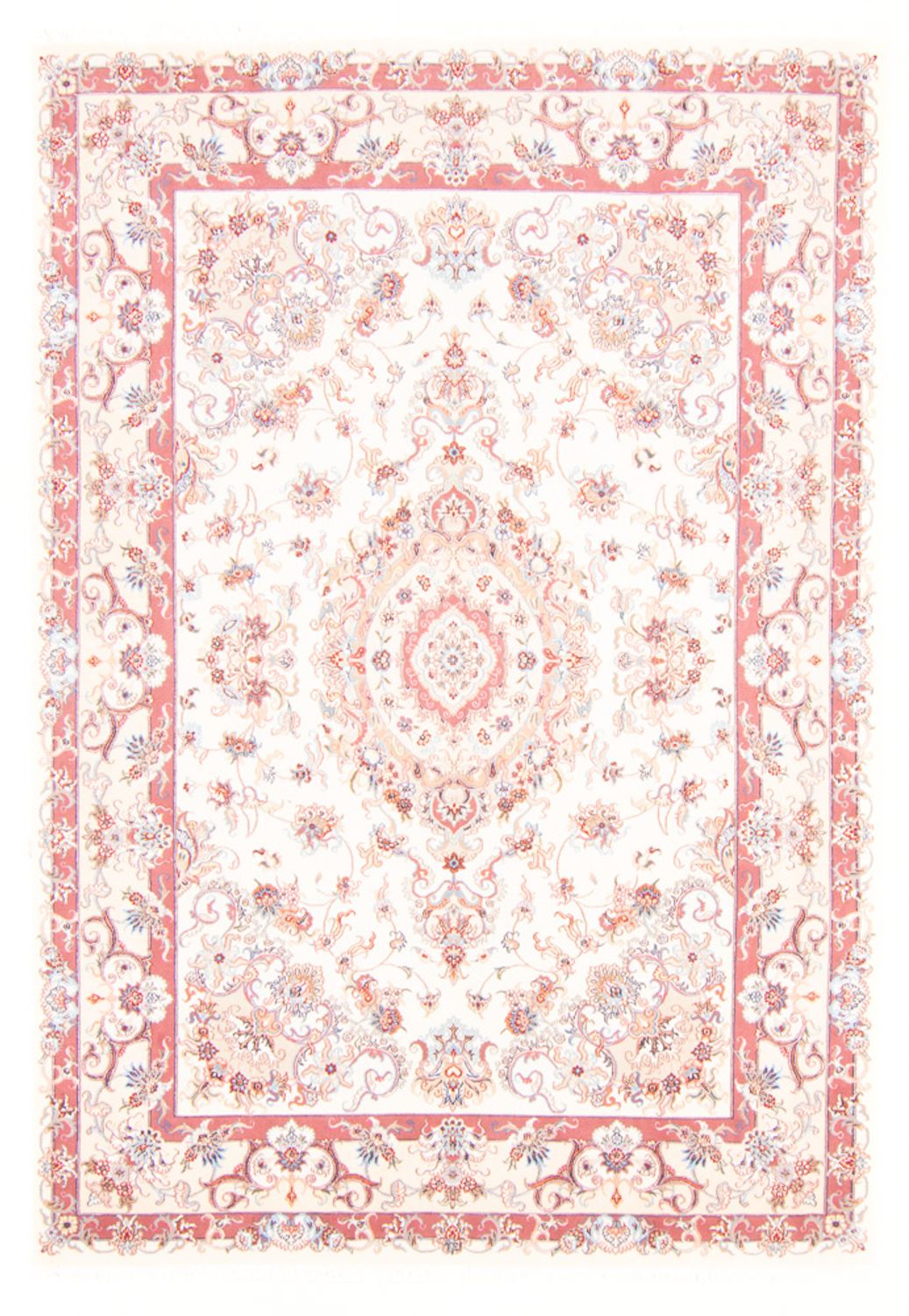 Alfombra Persa - Tabriz - Real - 238 x 167 cm - crema