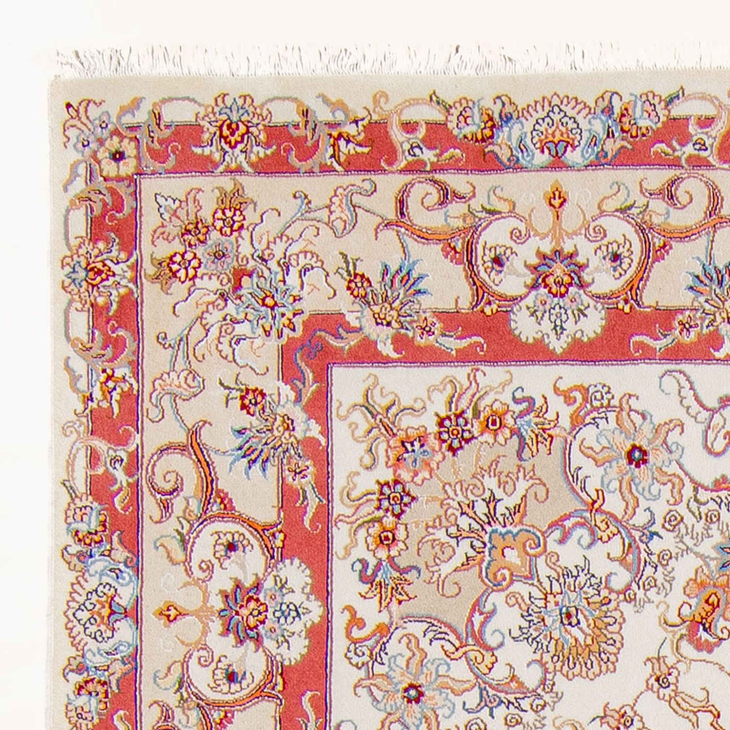 Alfombra Persa - Tabriz - Real - 238 x 167 cm - crema