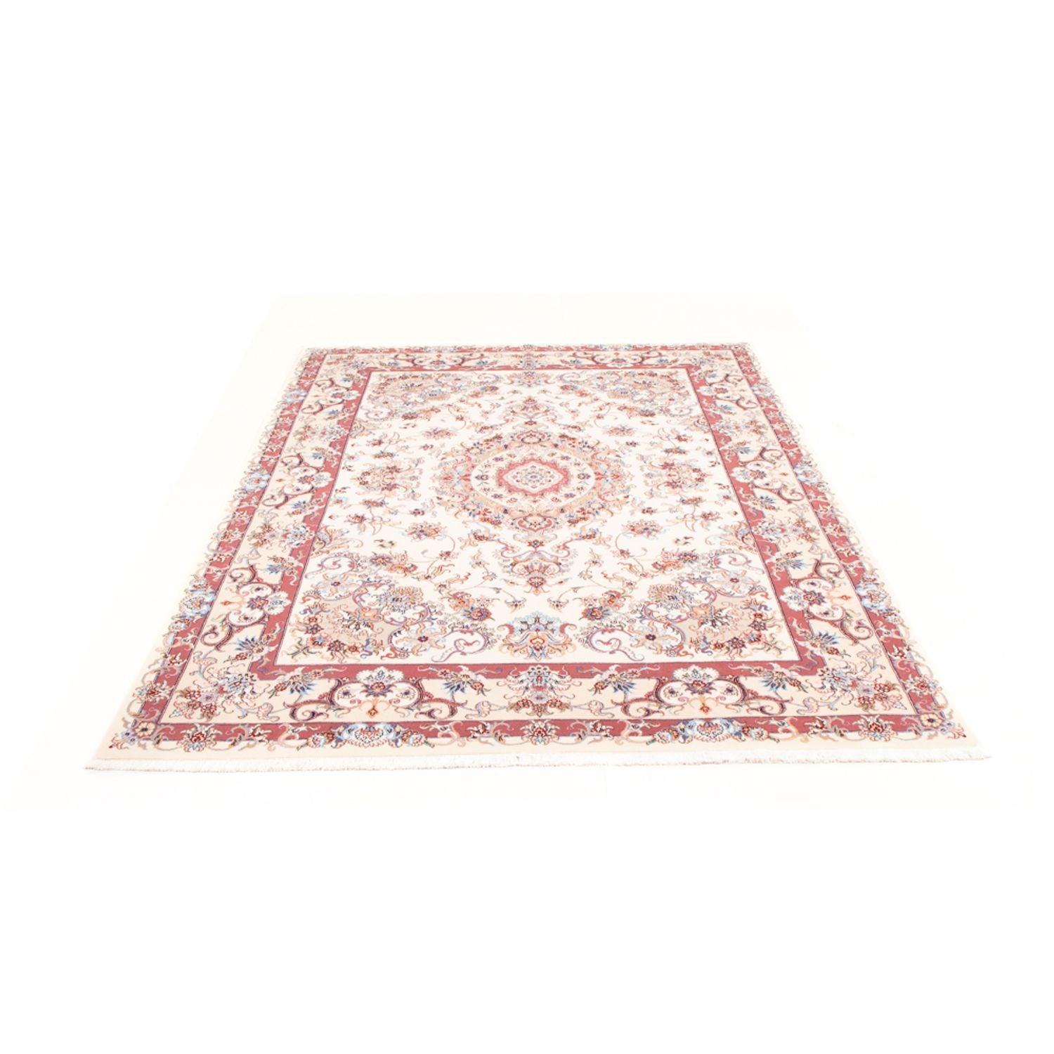 Alfombra Persa - Tabriz - Real - 238 x 167 cm - crema
