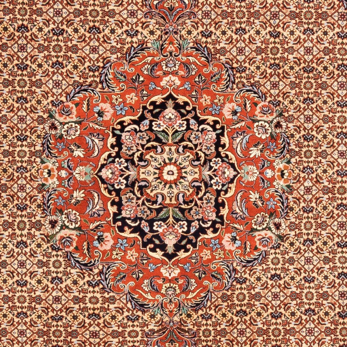 Alfombra persa - Bidjar - 231 x 178 cm - beige