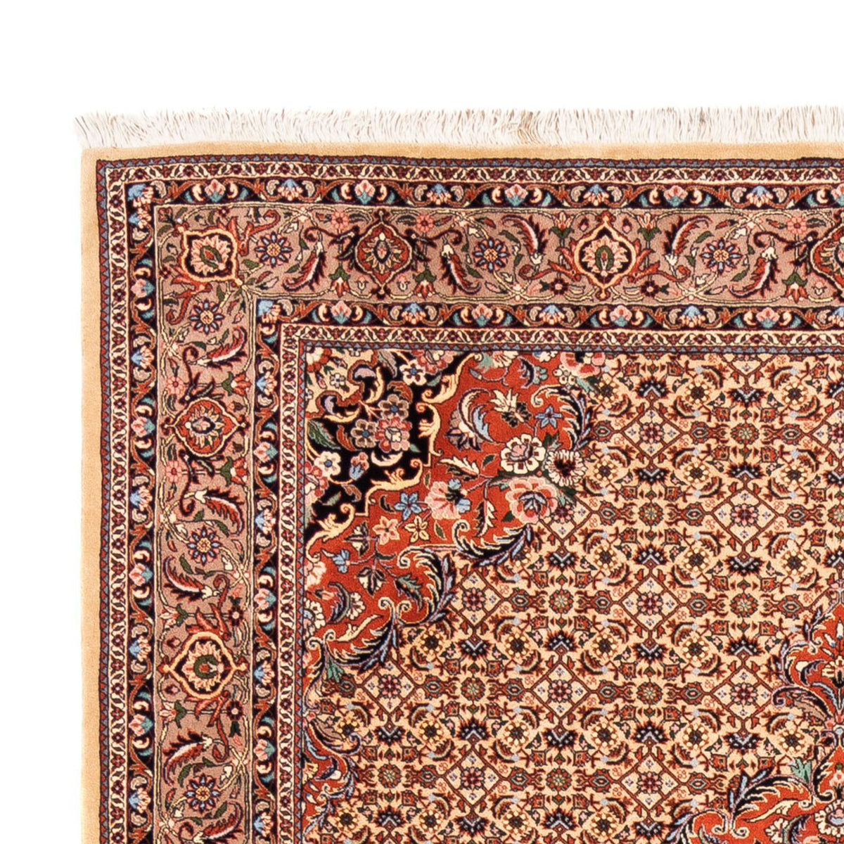 Alfombra persa - Bidjar - 231 x 178 cm - beige