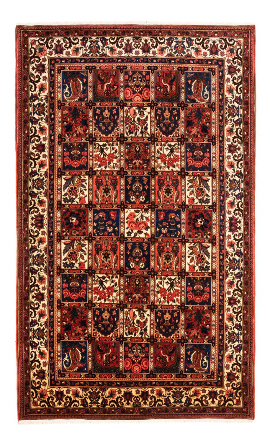 Alfombra persa - Nómada - 252 x 157 cm - multicolor