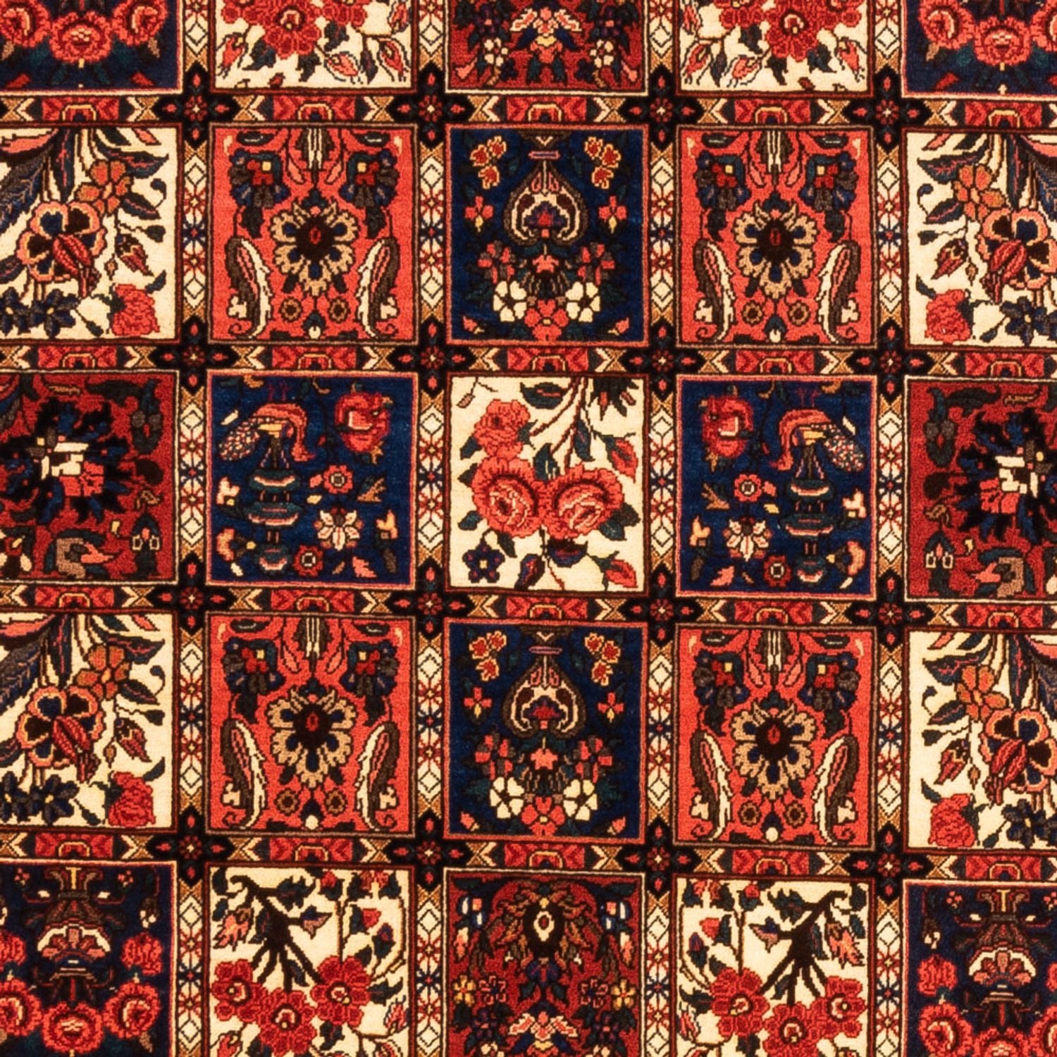 Alfombra persa - Nómada - 252 x 157 cm - multicolor