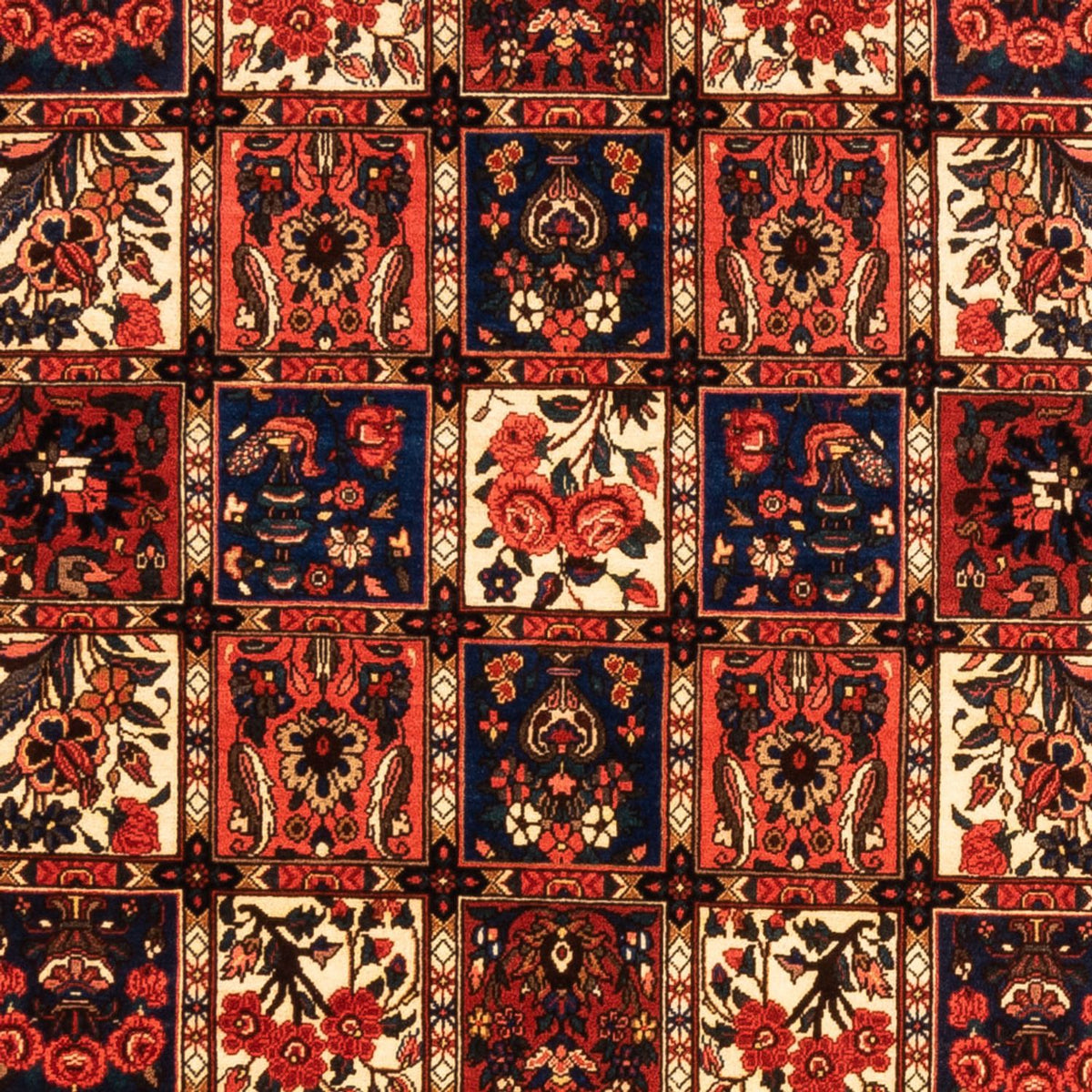 Alfombra persa - Nómada - 252 x 157 cm - multicolor