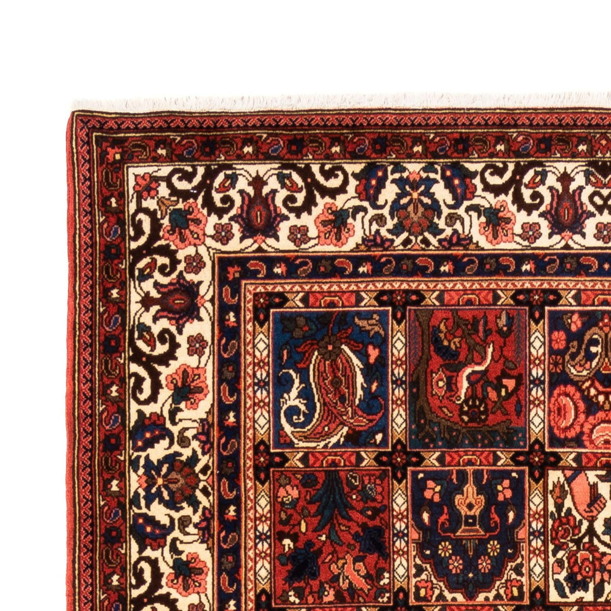 Alfombra persa - Nómada - 252 x 157 cm - multicolor