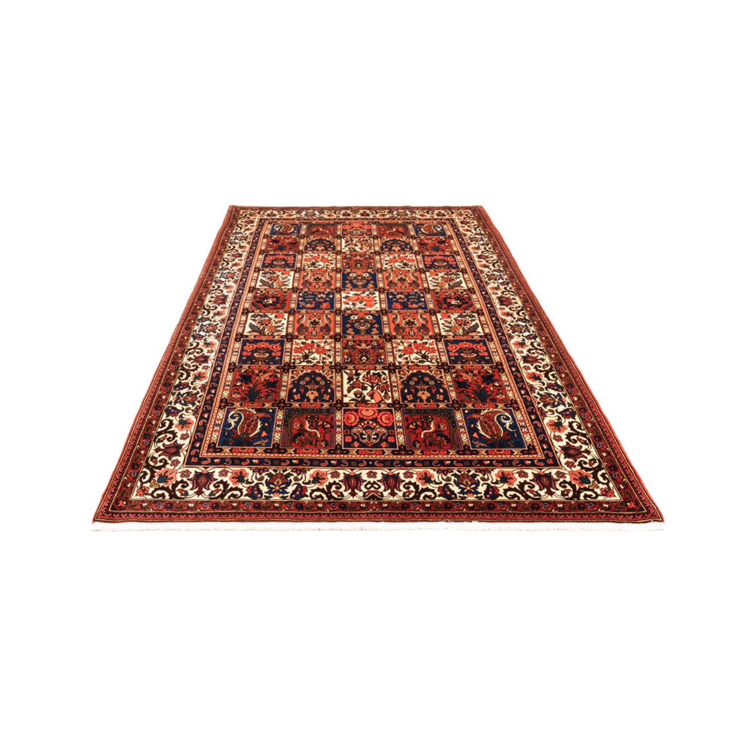 Alfombra persa - Nómada - 252 x 157 cm - multicolor