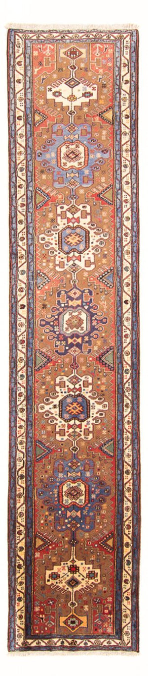 Alfombra de pasillo Alfombra persa - Nómada - 372 x 95 cm - rojo