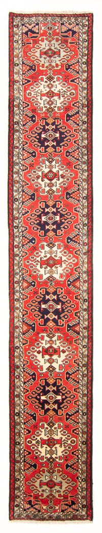 Alfombra de pasillo Alfombra persa - Nómada - 395 x 80 cm - rojo