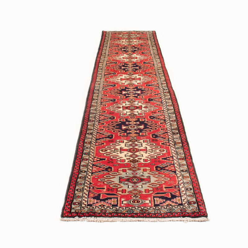 Alfombra de pasillo Alfombra persa - Nómada - 395 x 80 cm - rojo