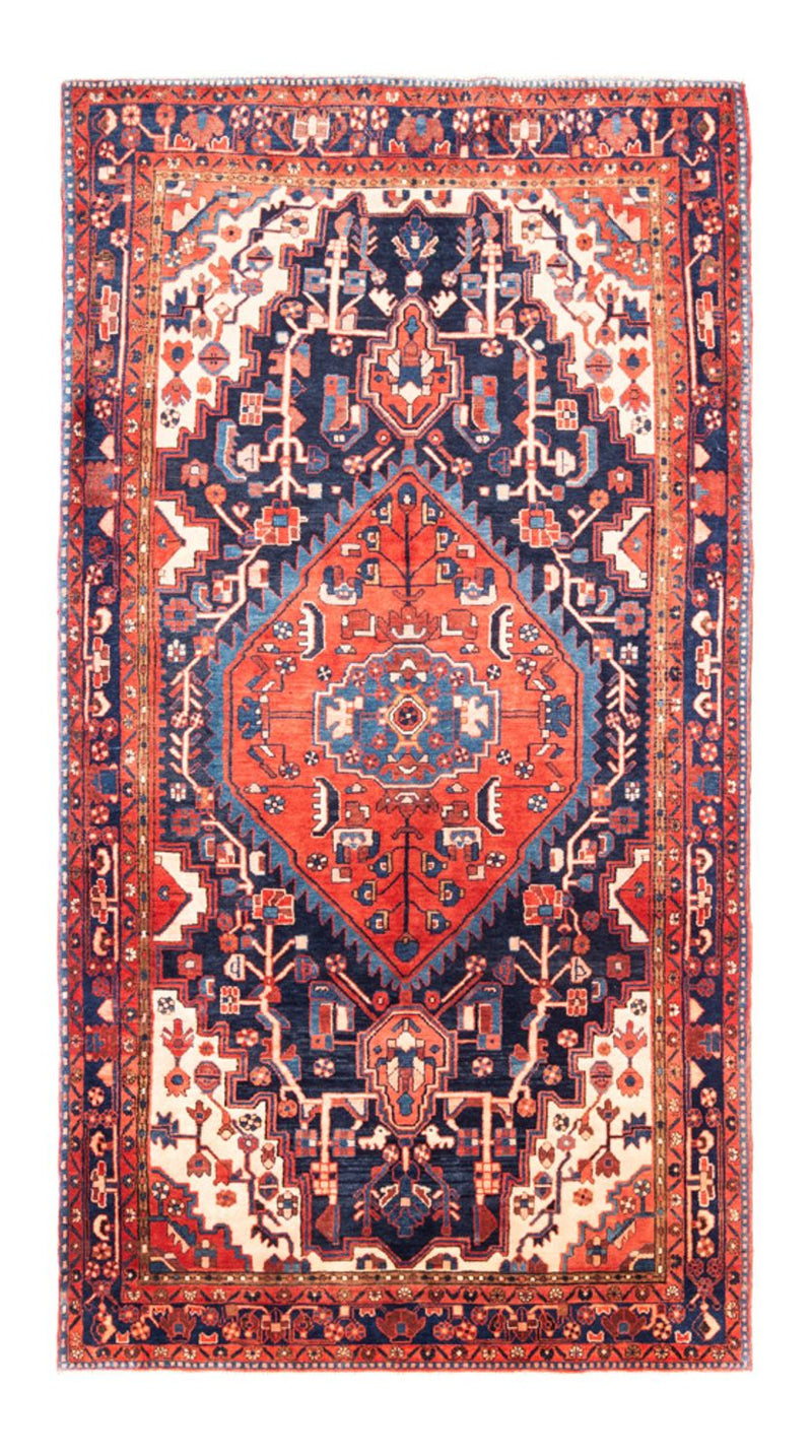 Alfombra persa - Nómada - 325 x 175 cm - azul oscuro