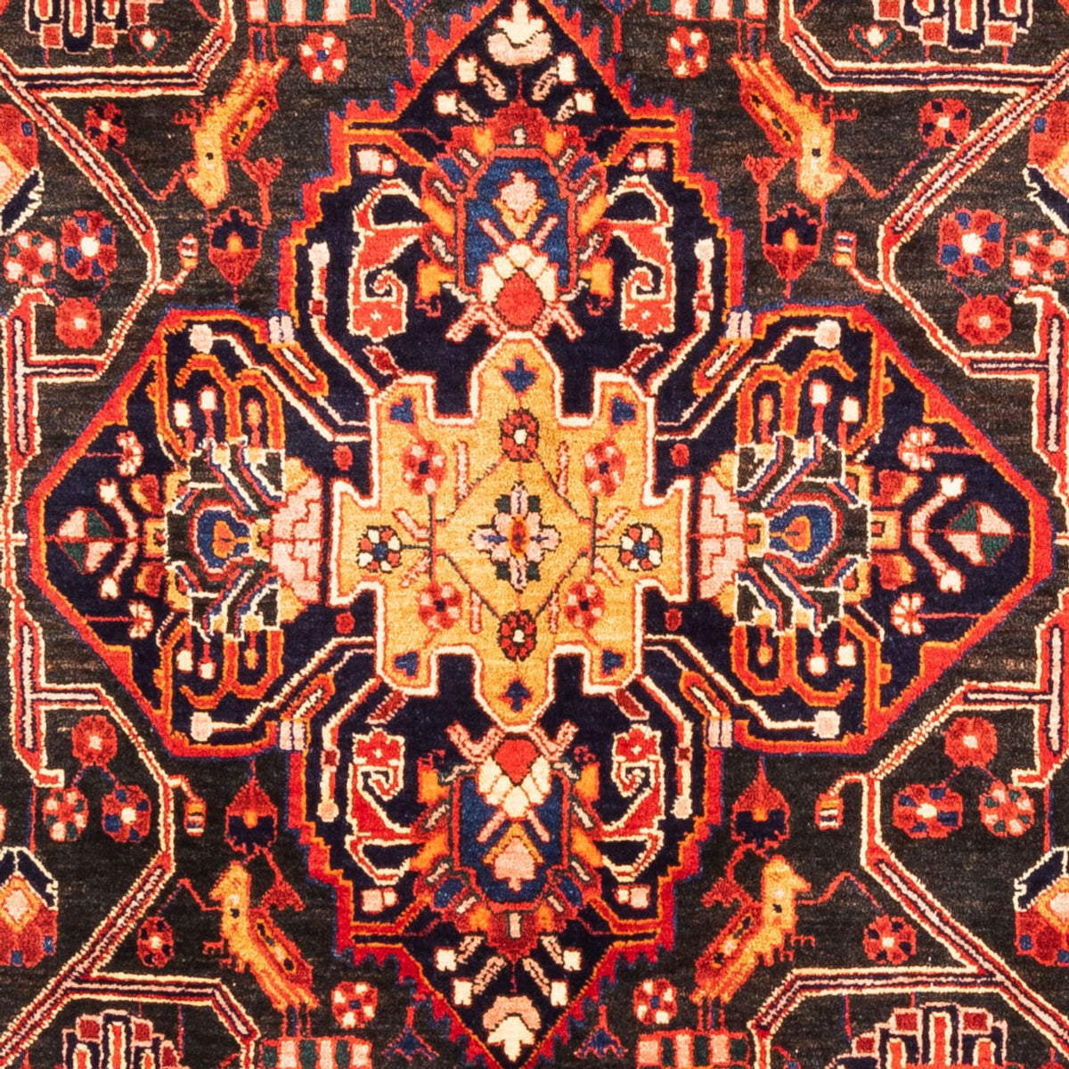 Alfombra persa - Nómada - 295 x 158 cm - azul oscuro