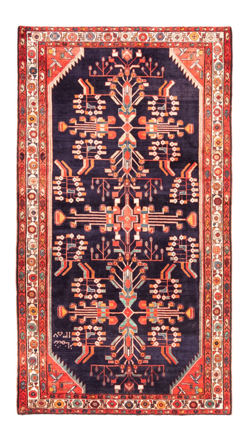 Alfombra persa - Nómada - 290 x 160 cm - azul oscuro