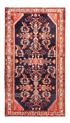 Alfombra persa - Nómada - 290 x 160 cm - azul oscuro