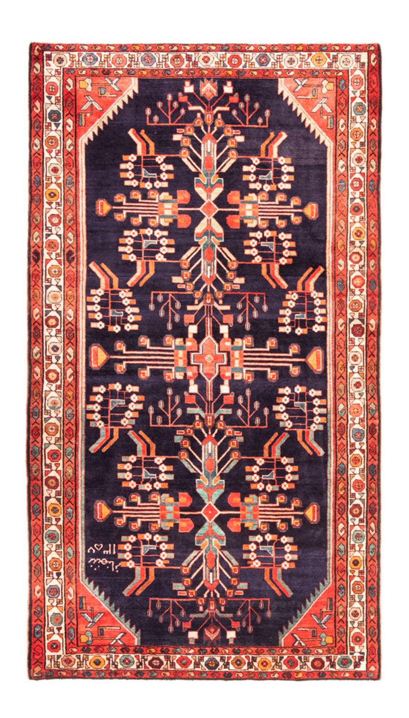 Alfombra persa - Nómada - 290 x 160 cm - azul oscuro