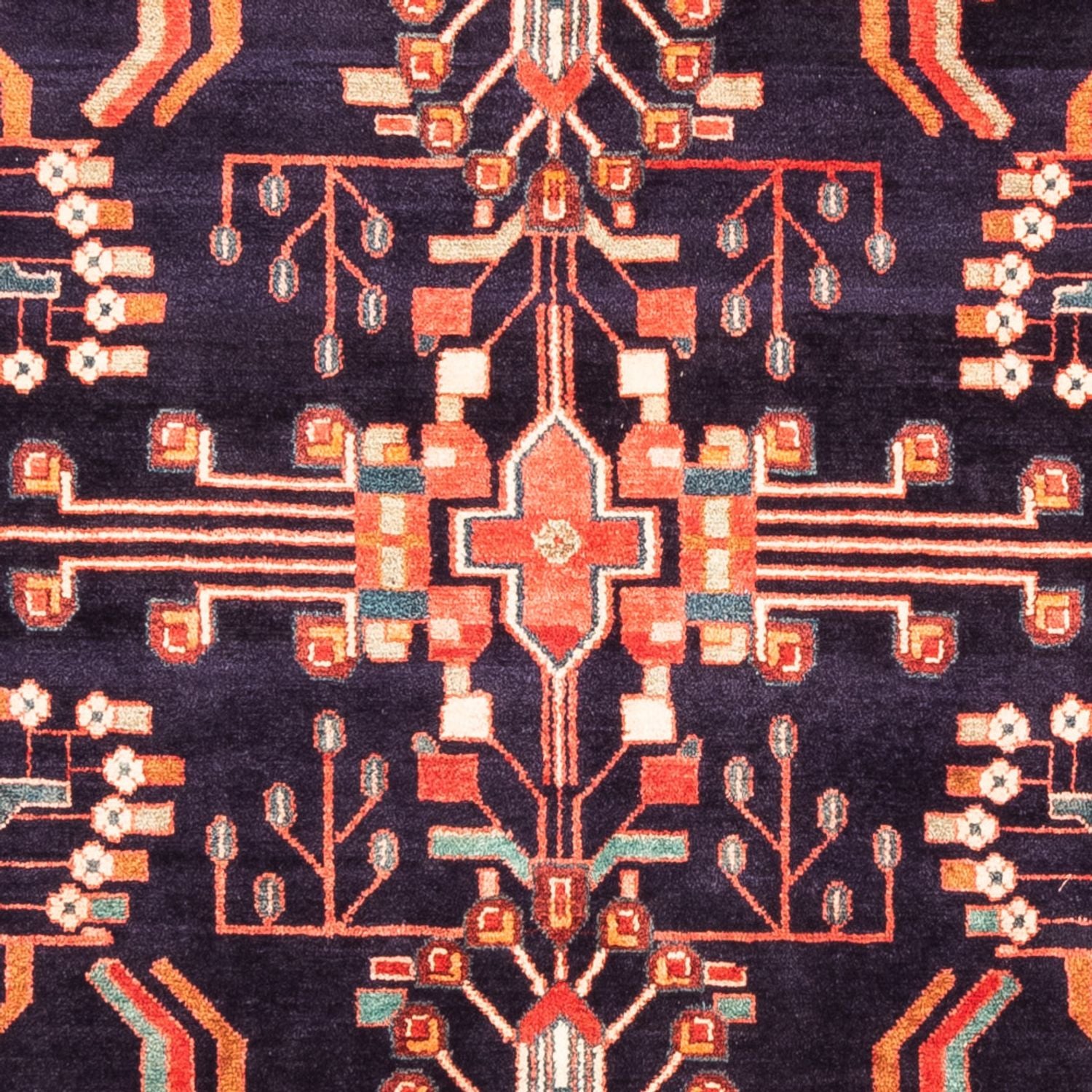 Alfombra persa - Nómada - 290 x 160 cm - azul oscuro