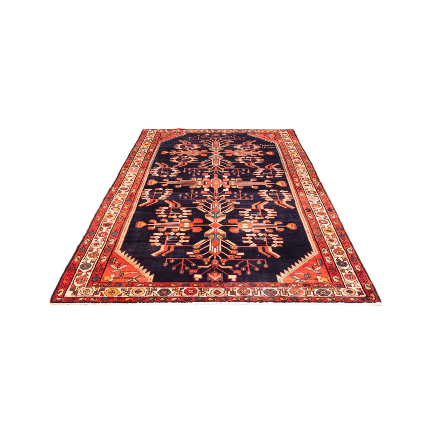 Alfombra persa - Nómada - 290 x 160 cm - azul oscuro