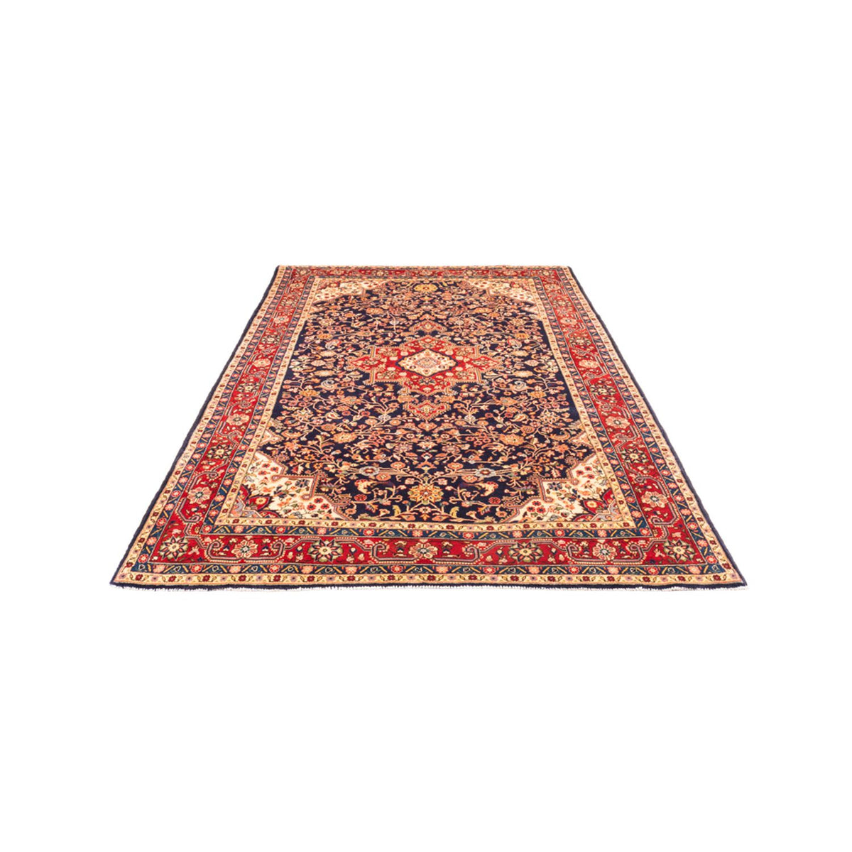 Alfombra persa - Nómada - 282 x 156 cm - azul oscuro