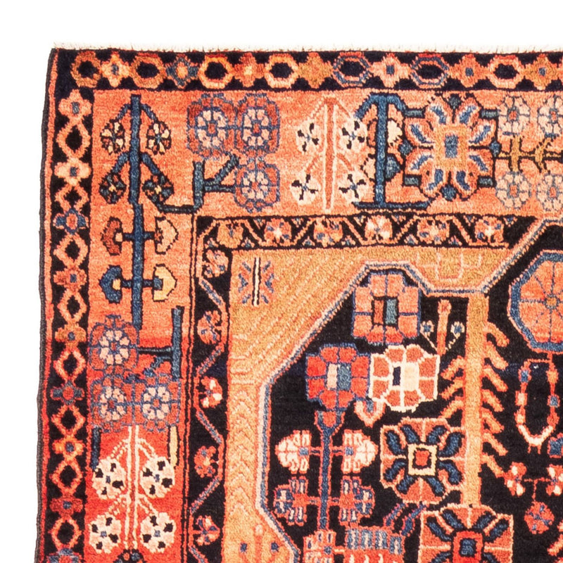 Alfombra persa - Nómada - 275 x 153 cm - azul oscuro
