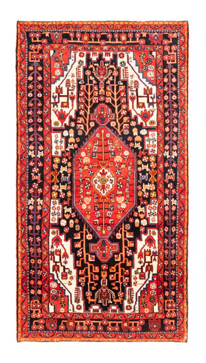 Alfombra persa - Nómada - 285 x 155 cm - azul oscuro