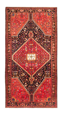 Alfombra persa - Nómada - 295 x 150 cm - azul oscuro