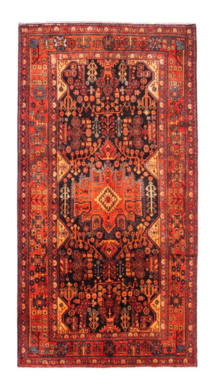 Alfombra persa - Nómada - 310 x 160 cm - azul oscuro