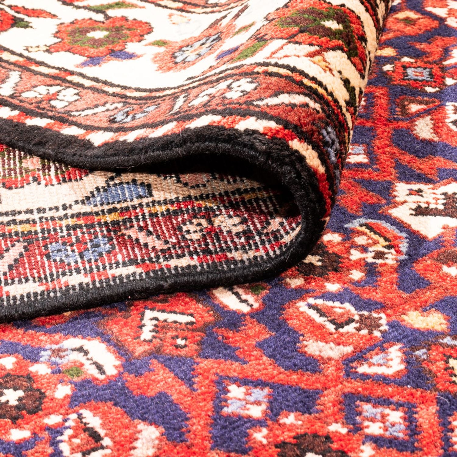 Alfombra de pasillo Alfombra persa - Nómada - 375 x 150 cm - rojo