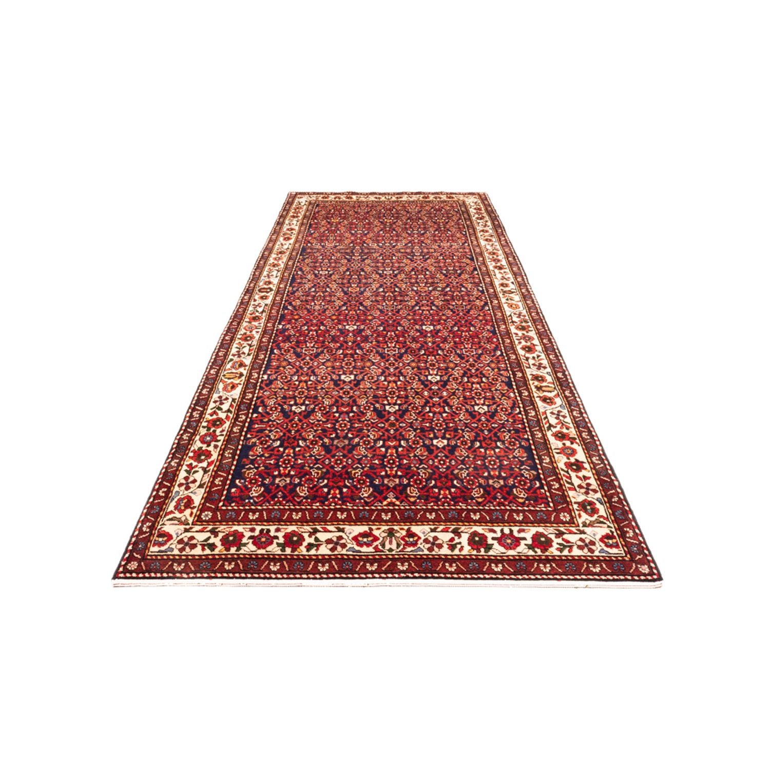 Alfombra de pasillo Alfombra persa - Nómada - 375 x 150 cm - rojo
