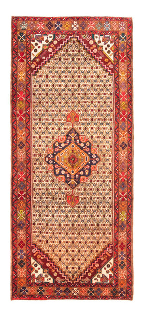 Alfombra de pasillo Alfombra persa - Nómada - 307 x 135 cm - azul oscuro