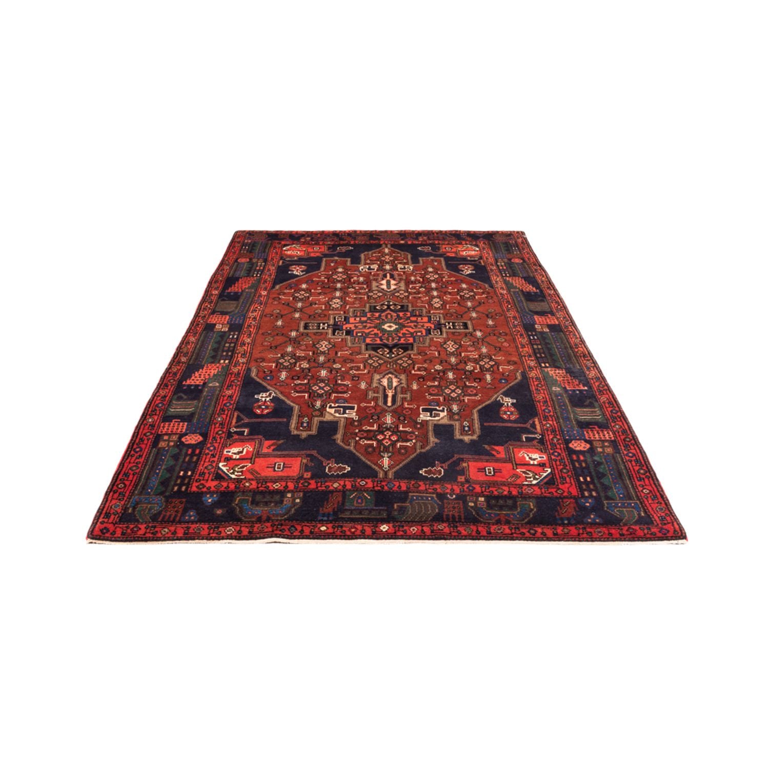 Alfombra persa - Nómada - 270 x 160 cm - rojo